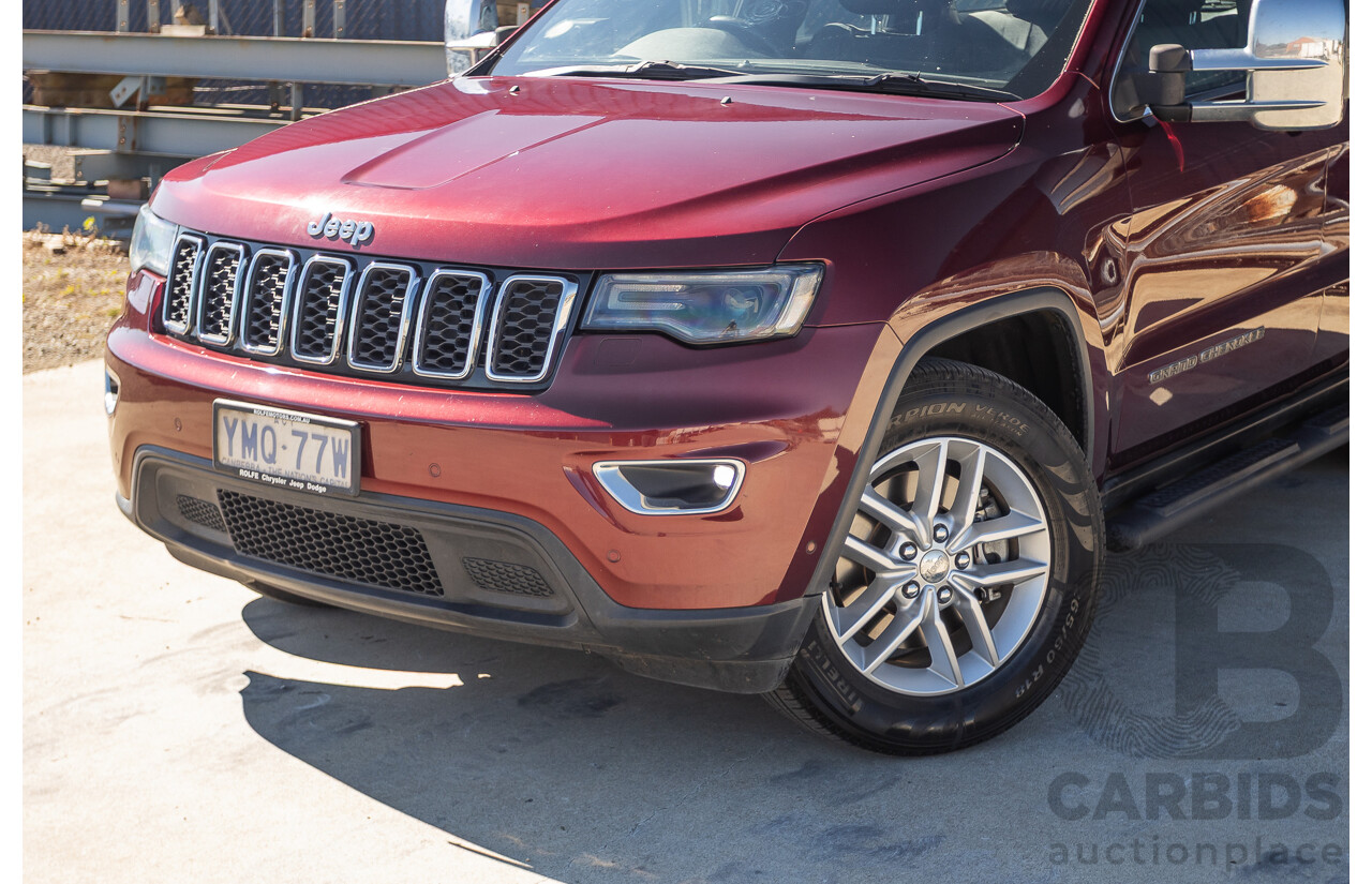 11/2017 Jeep Grand Cherokee Laredo (4x4) WK MY17 4D Wagon Velvet Red Pearl Turbo Diesel 3.0L
