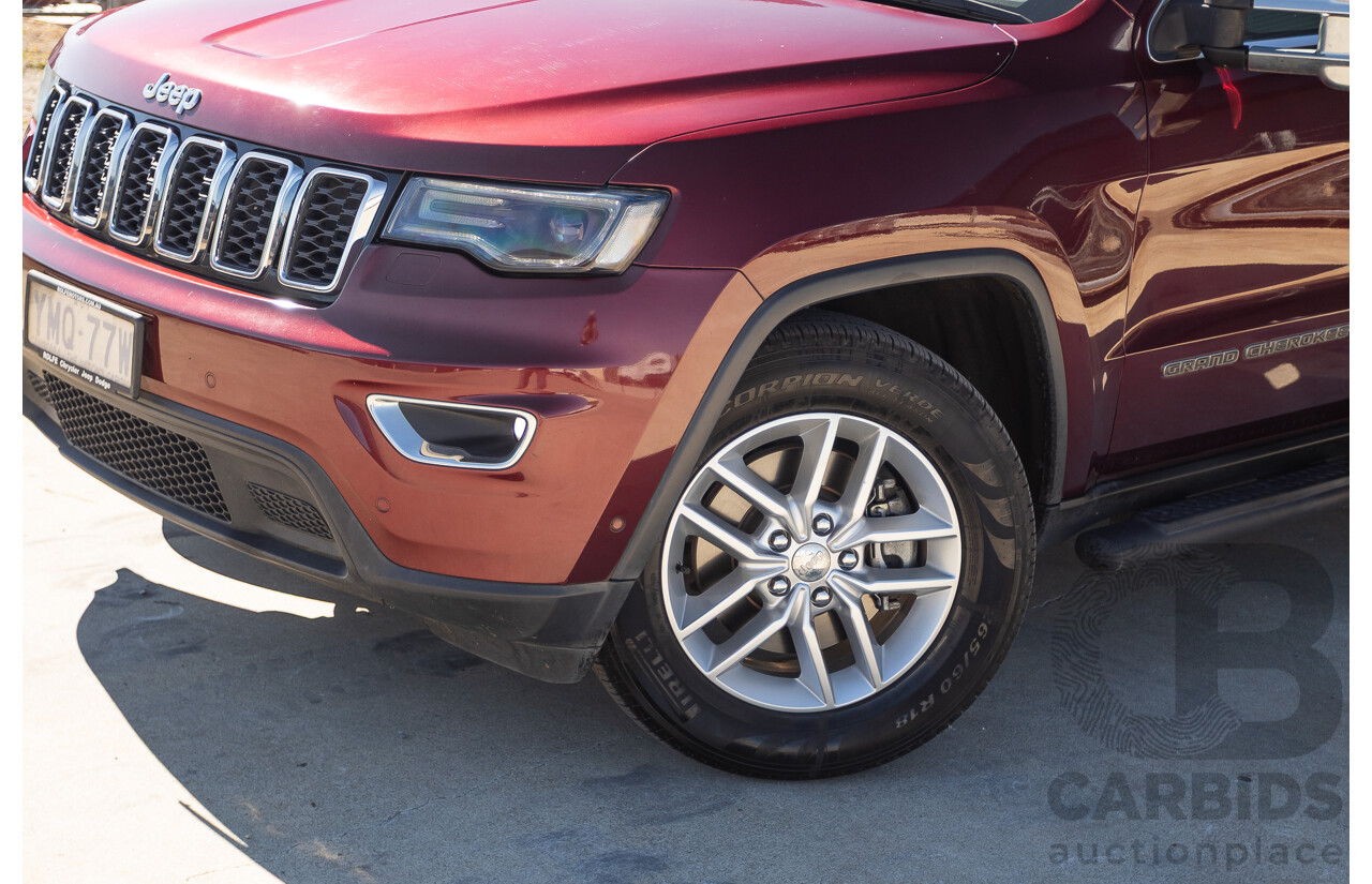 11/2017 Jeep Grand Cherokee Laredo (4x4) WK MY17 4D Wagon Velvet Red Pearl Turbo Diesel 3.0L