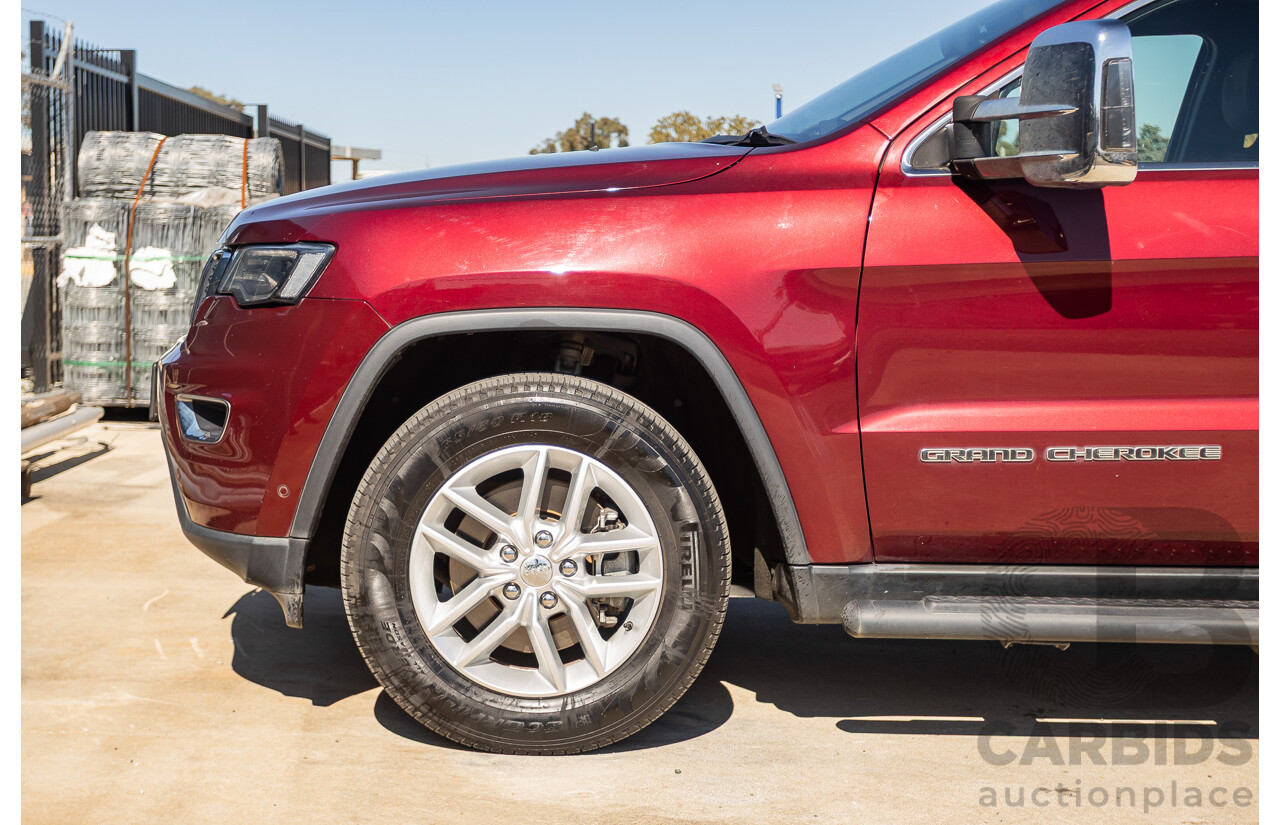 11/2017 Jeep Grand Cherokee Laredo (4x4) WK MY17 4D Wagon Velvet Red Pearl Turbo Diesel 3.0L