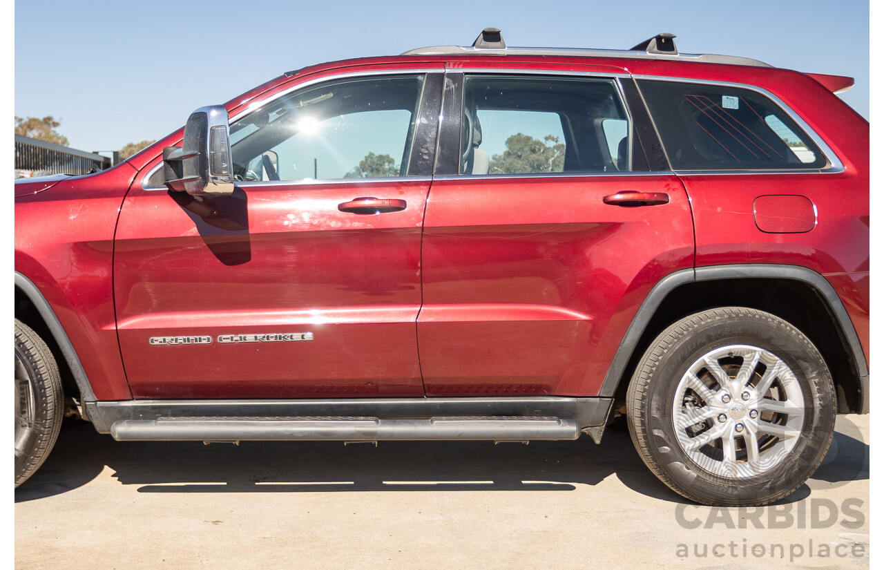 11/2017 Jeep Grand Cherokee Laredo (4x4) WK MY17 4D Wagon Velvet Red Pearl Turbo Diesel 3.0L