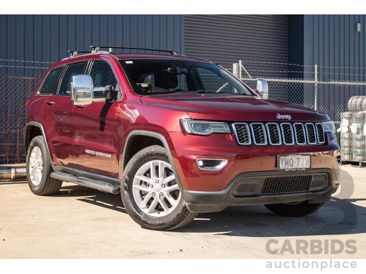11/2017 Jeep Grand Cherokee Laredo (4x4) WK MY17 4D Wagon Velvet Red Pearl Turbo Diesel 3.0L