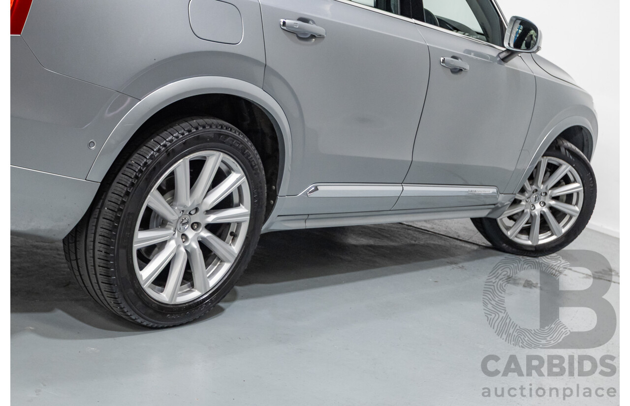 1/2016 Volvo XC90 D5 2.0 Inscription (AWD) 256 MY16 4D Wagon Electric Silver Metallic Twin Tubro Diesel 2.0L