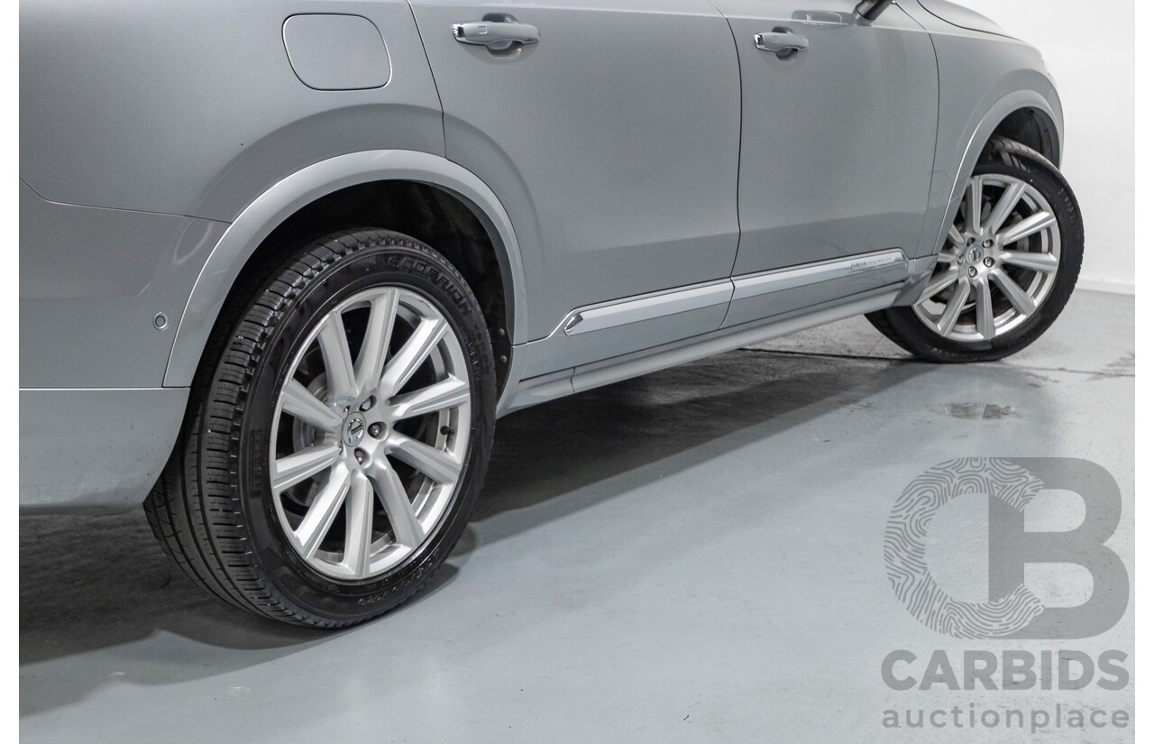 1/2016 Volvo XC90 D5 2.0 Inscription (AWD) 256 MY16 4D Wagon Electric Silver Metallic Twin Tubro Diesel 2.0L