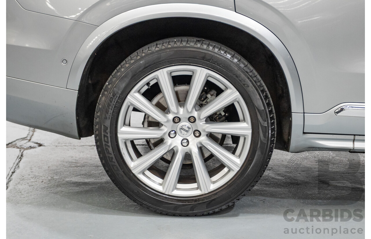 1/2016 Volvo XC90 D5 2.0 Inscription (AWD) 256 MY16 4D Wagon Electric Silver Metallic Twin Tubro Diesel 2.0L