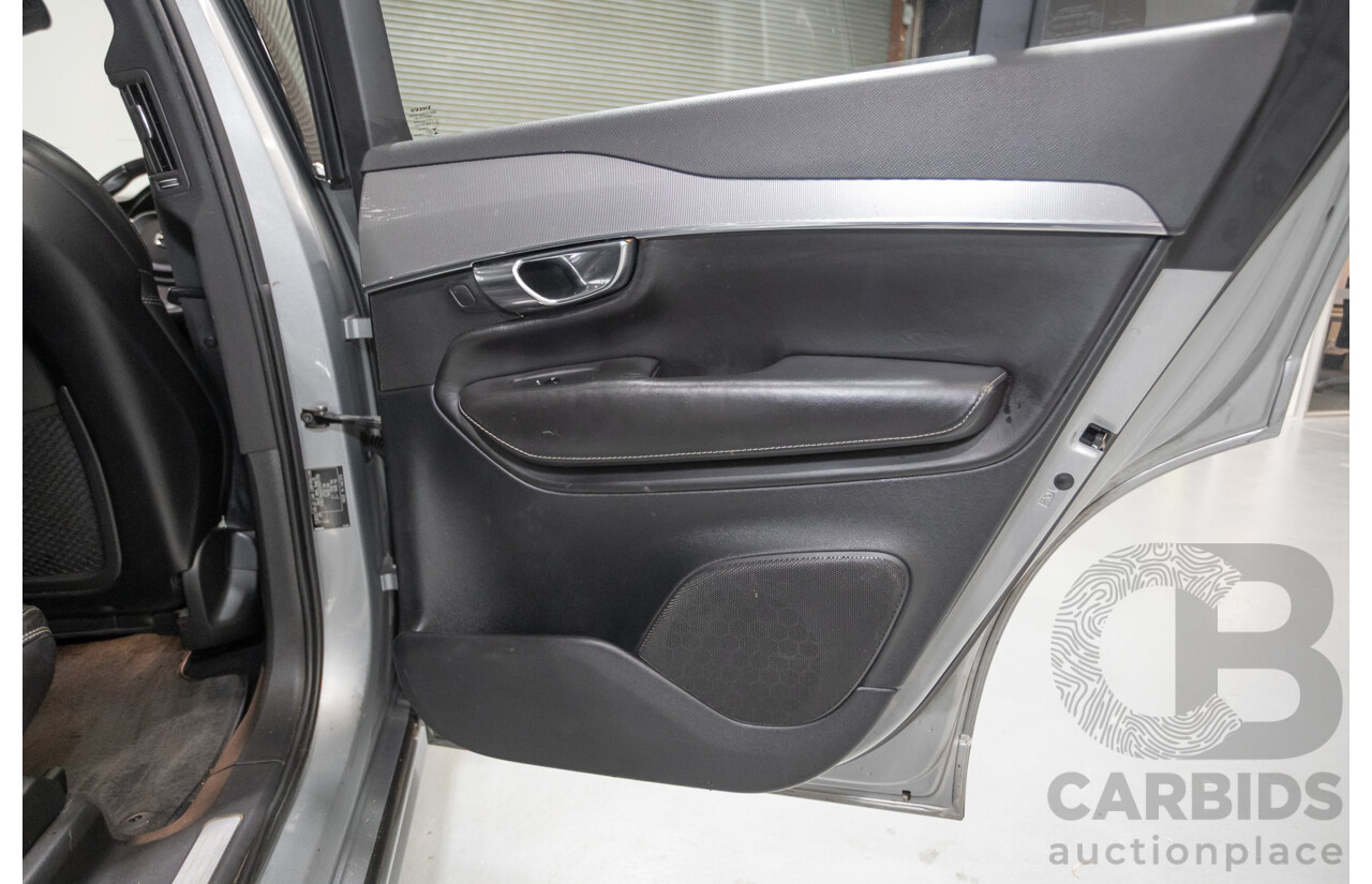 1/2016 Volvo XC90 D5 2.0 Inscription (AWD) 256 MY16 4D Wagon Electric Silver Metallic Twin Tubro Diesel 2.0L