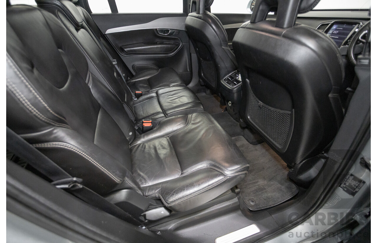 1/2016 Volvo XC90 D5 2.0 Inscription (AWD) 256 MY16 4D Wagon Electric Silver Metallic Twin Tubro Diesel 2.0L