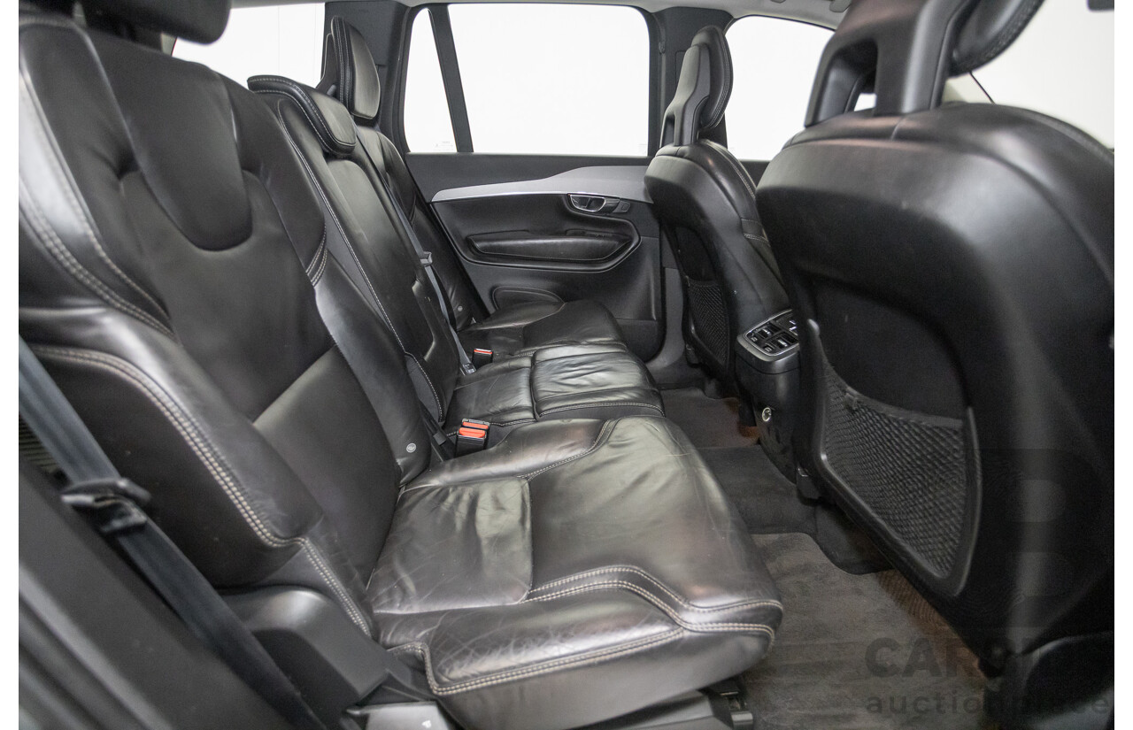 1/2016 Volvo XC90 D5 2.0 Inscription (AWD) 256 MY16 4D Wagon Electric Silver Metallic Twin Tubro Diesel 2.0L