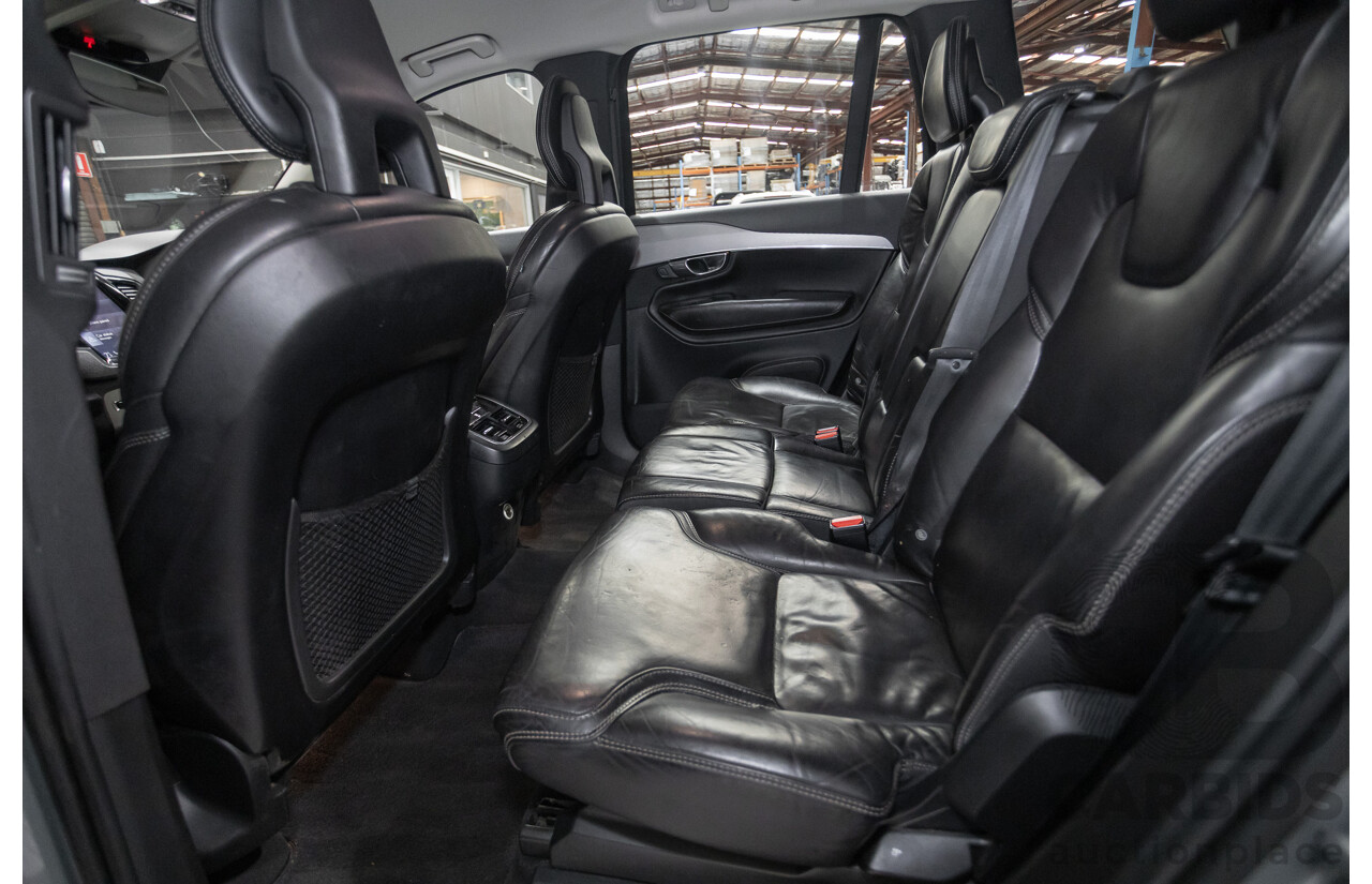 1/2016 Volvo XC90 D5 2.0 Inscription (AWD) 256 MY16 4D Wagon Electric Silver Metallic Twin Tubro Diesel 2.0L