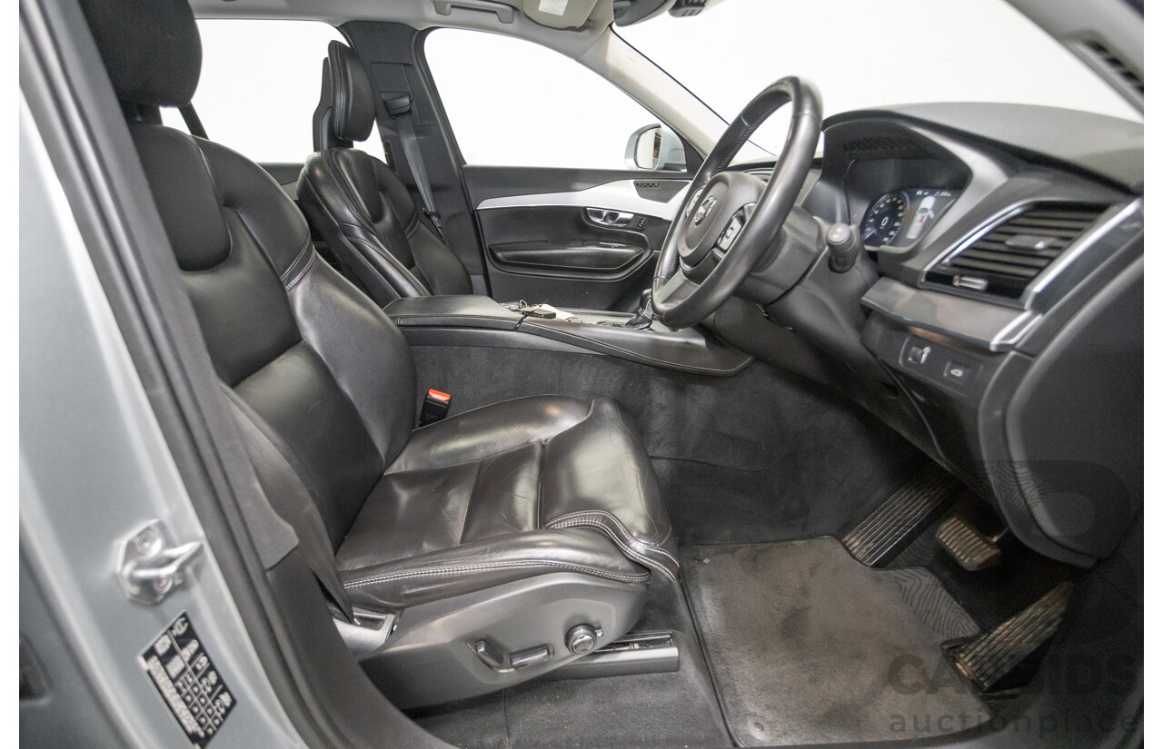 1/2016 Volvo XC90 D5 2.0 Inscription (AWD) 256 MY16 4D Wagon Electric Silver Metallic Twin Tubro Diesel 2.0L