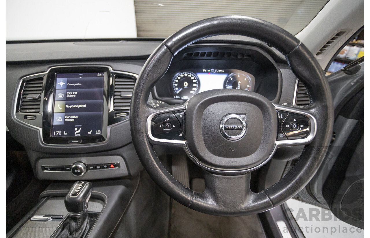 1/2016 Volvo XC90 D5 2.0 Inscription (AWD) 256 MY16 4D Wagon Electric Silver Metallic Twin Tubro Diesel 2.0L