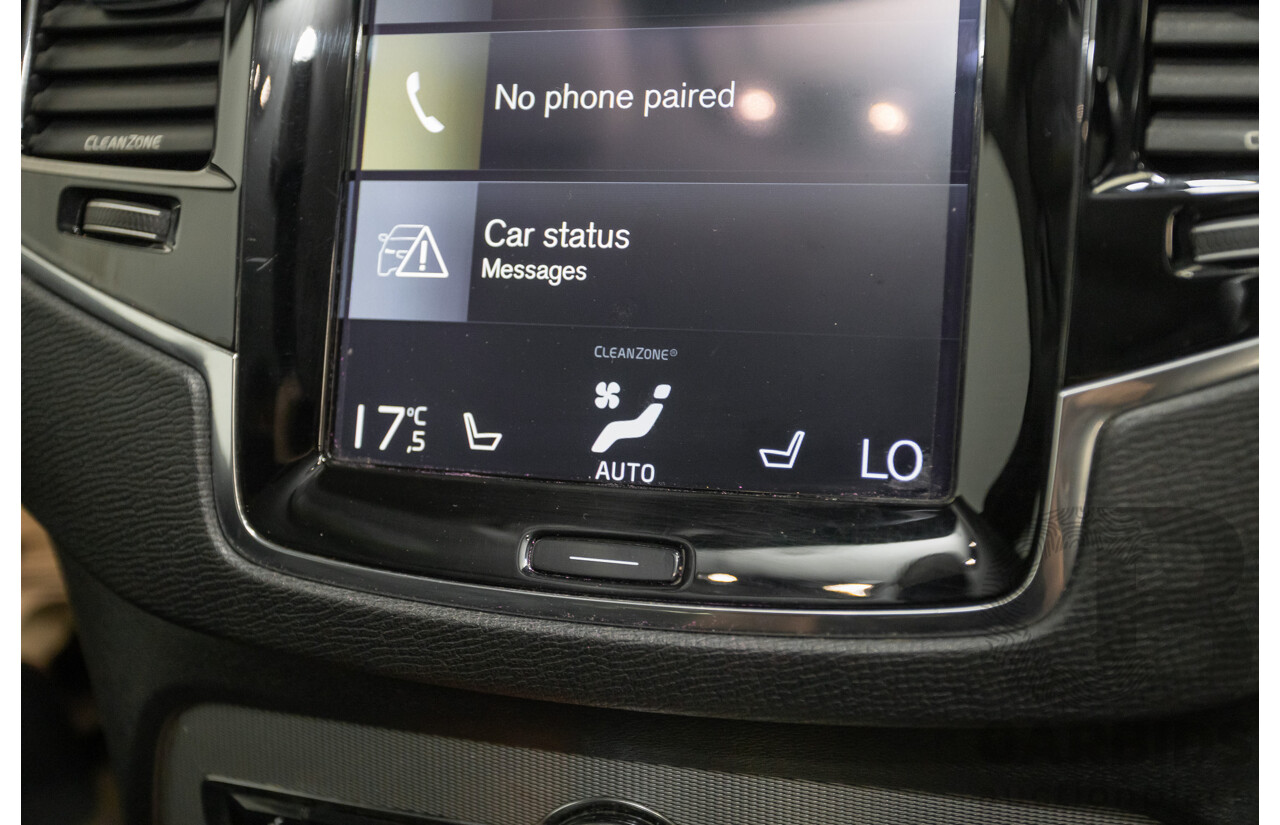 1/2016 Volvo XC90 D5 2.0 Inscription (AWD) 256 MY16 4D Wagon Electric Silver Metallic Twin Tubro Diesel 2.0L