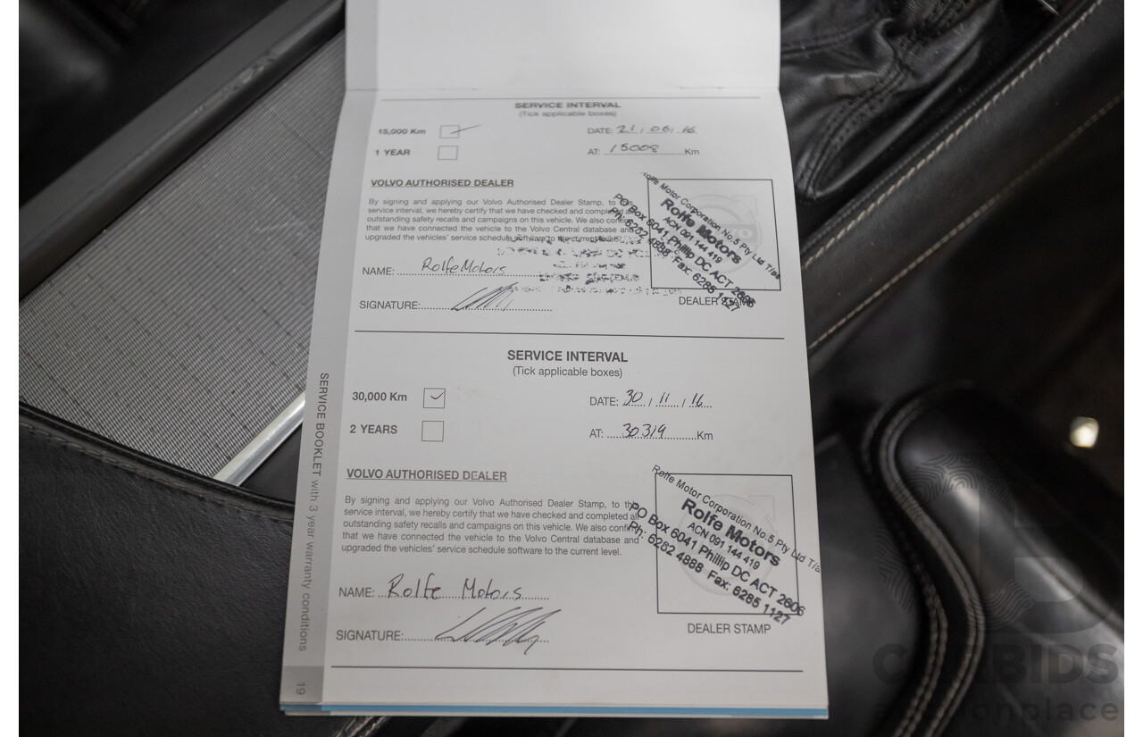 1/2016 Volvo XC90 D5 2.0 Inscription (AWD) 256 MY16 4D Wagon Electric Silver Metallic Twin Tubro Diesel 2.0L