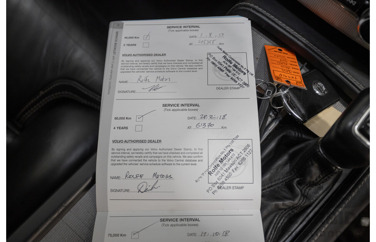 1/2016 Volvo XC90 D5 2.0 Inscription (AWD) 256 MY16 4D Wagon Electric Silver Metallic Twin Tubro Diesel 2.0L