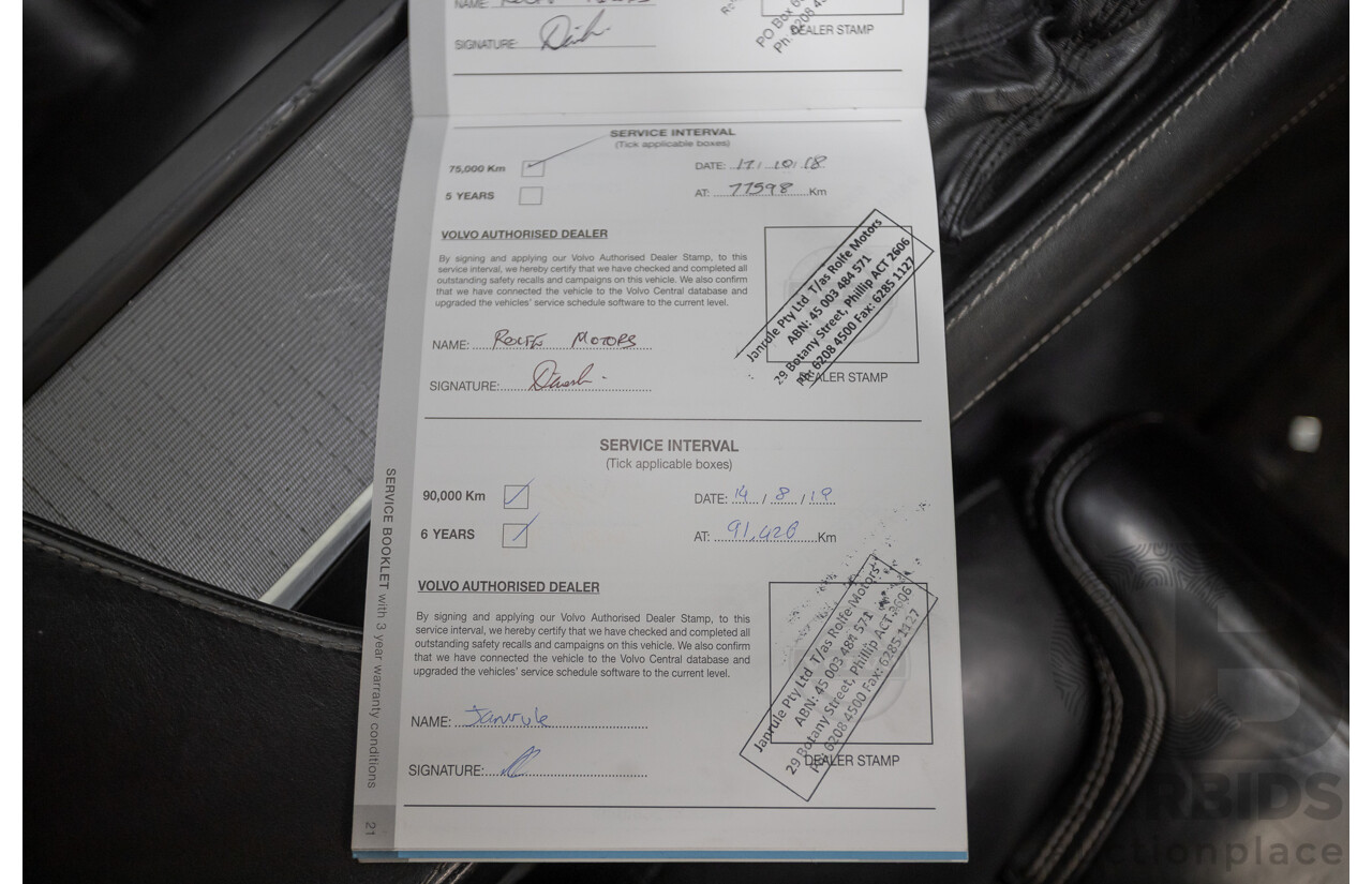 1/2016 Volvo XC90 D5 2.0 Inscription (AWD) 256 MY16 4D Wagon Electric Silver Metallic Twin Tubro Diesel 2.0L