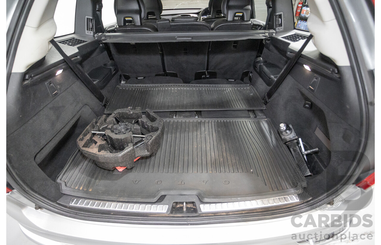 1/2016 Volvo XC90 D5 2.0 Inscription (AWD) 256 MY16 4D Wagon Electric Silver Metallic Twin Tubro Diesel 2.0L