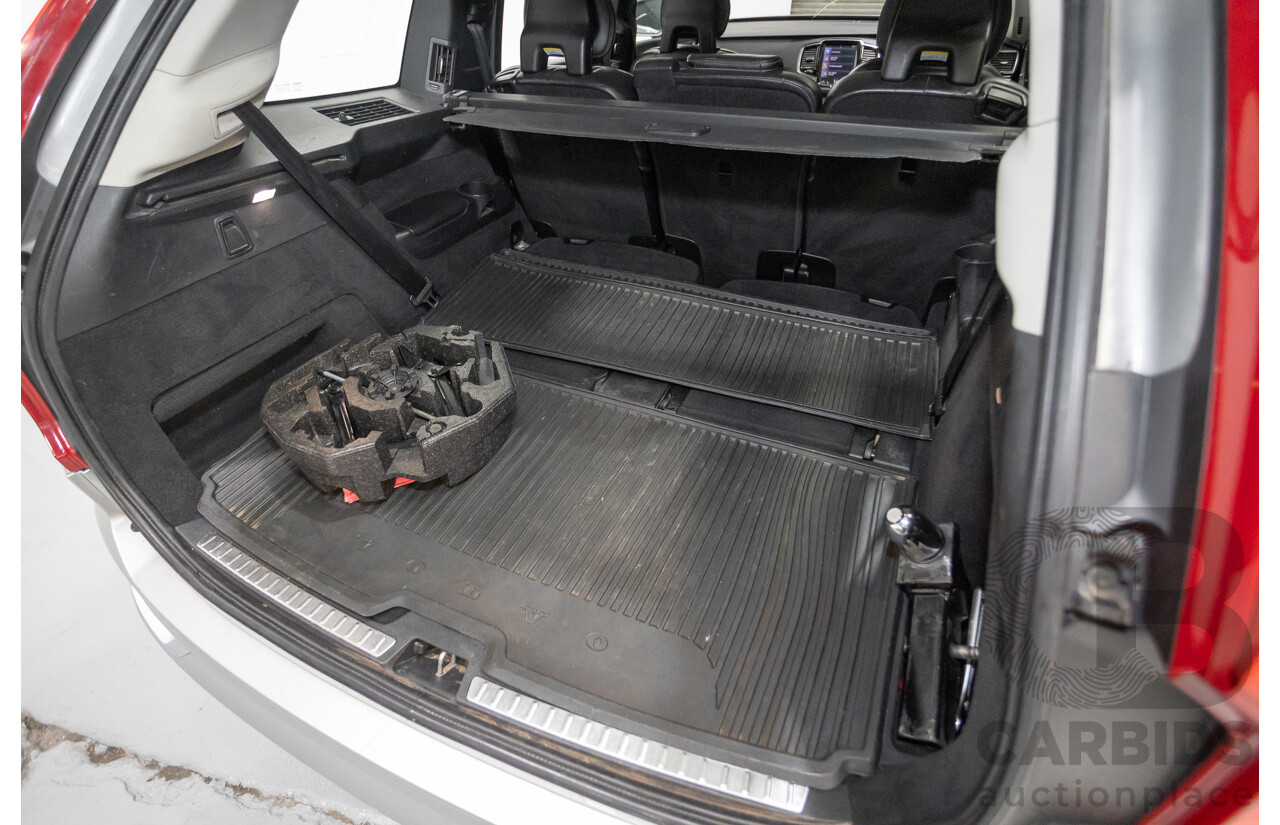 1/2016 Volvo XC90 D5 2.0 Inscription (AWD) 256 MY16 4D Wagon Electric Silver Metallic Twin Tubro Diesel 2.0L