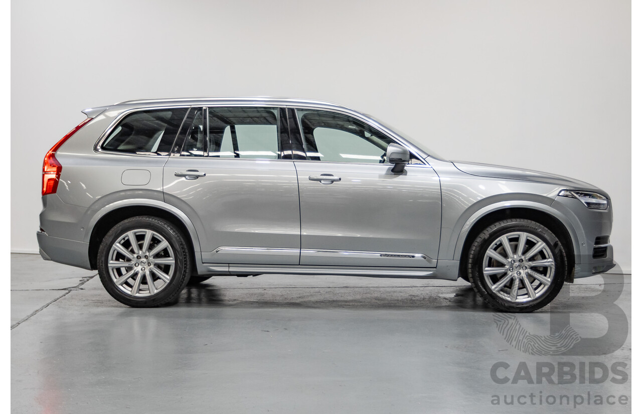 1/2016 Volvo XC90 D5 2.0 Inscription (AWD) 256 MY16 4D Wagon Electric Silver Metallic Twin Tubro Diesel 2.0L