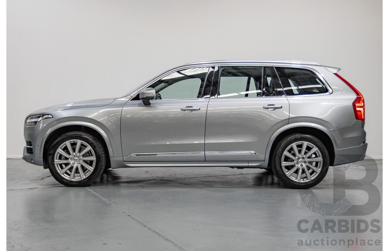 1/2016 Volvo XC90 D5 2.0 Inscription (AWD) 256 MY16 4D Wagon Electric Silver Metallic Twin Tubro Diesel 2.0L