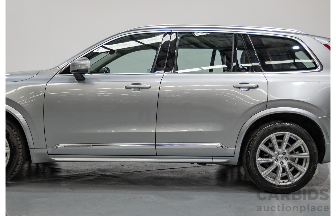 1/2016 Volvo XC90 D5 2.0 Inscription (AWD) 256 MY16 4D Wagon Electric Silver Metallic Twin Tubro Diesel 2.0L