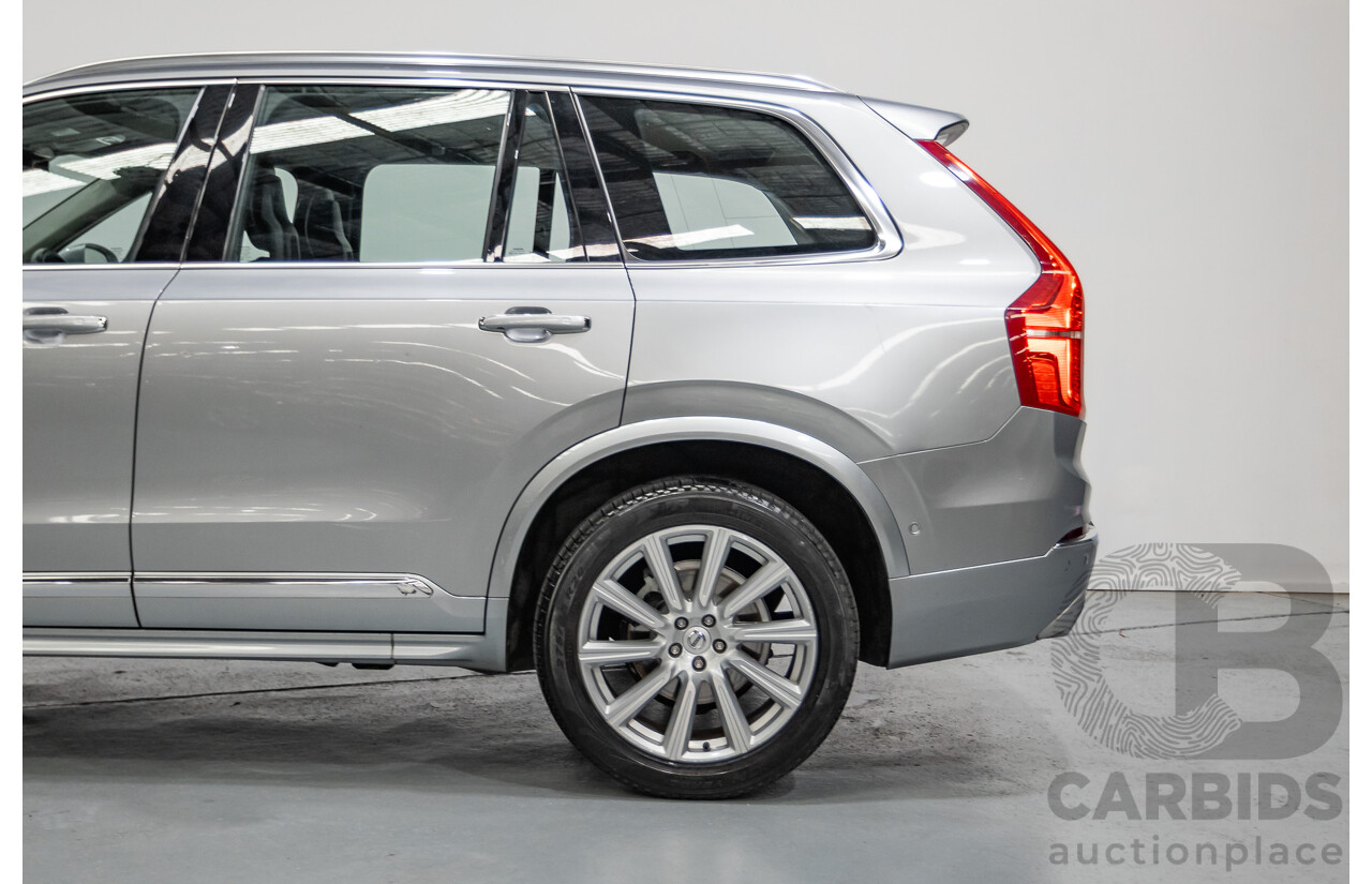 1/2016 Volvo XC90 D5 2.0 Inscription (AWD) 256 MY16 4D Wagon Electric Silver Metallic Twin Tubro Diesel 2.0L