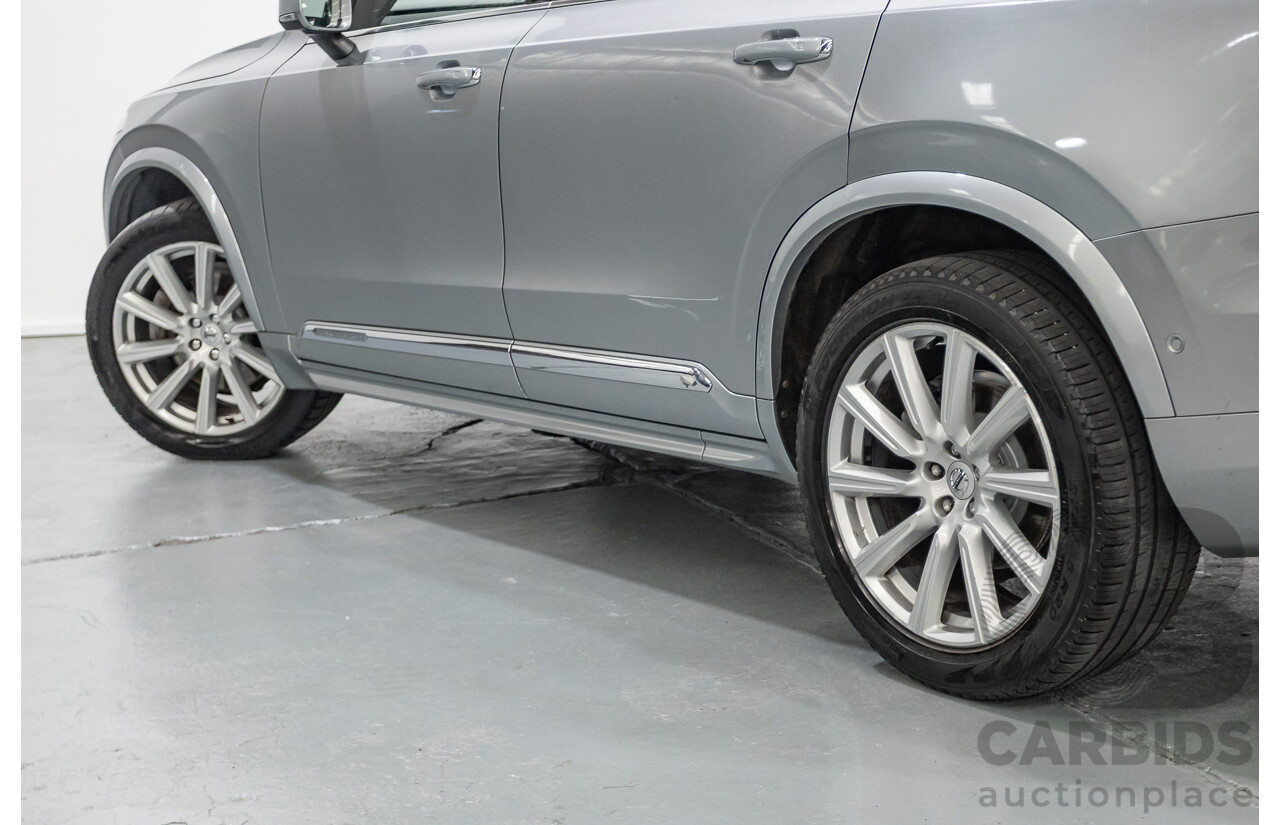 1/2016 Volvo XC90 D5 2.0 Inscription (AWD) 256 MY16 4D Wagon Electric Silver Metallic Twin Tubro Diesel 2.0L