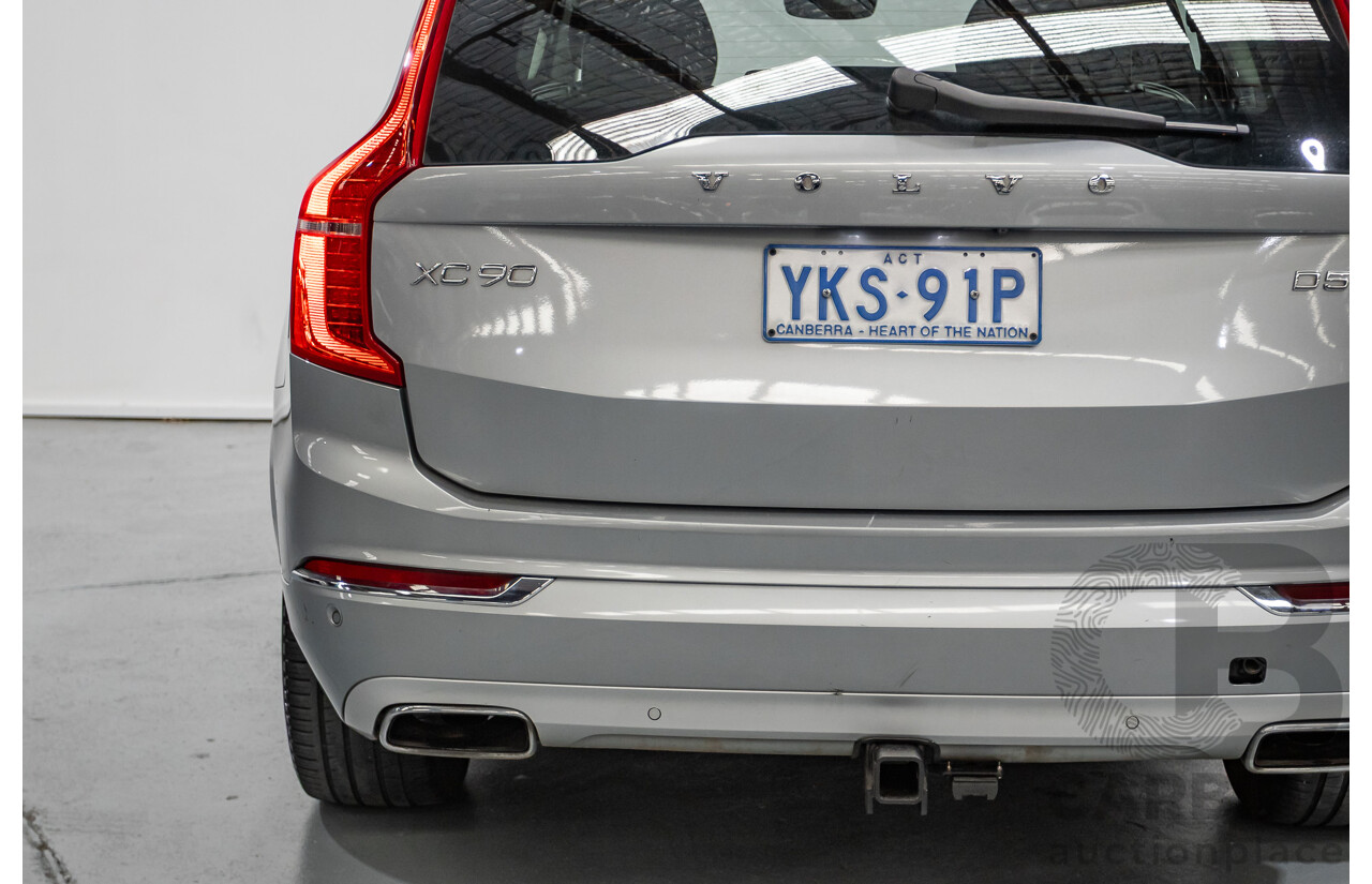 1/2016 Volvo XC90 D5 2.0 Inscription (AWD) 256 MY16 4D Wagon Electric Silver Metallic Twin Tubro Diesel 2.0L