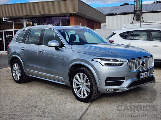 1/2016 Volvo XC90 D5 2.0 Inscription (AWD) 256 MY16 4D Wagon Electric Silver Metallic Twin Tubro Diesel 2.0L