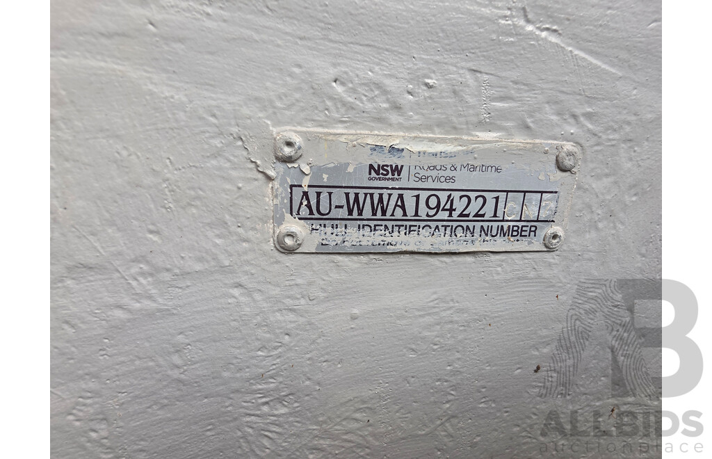 6m Custom Build Centre Console Fibreglass Boat with 60hp Honda Outboard and Trailer