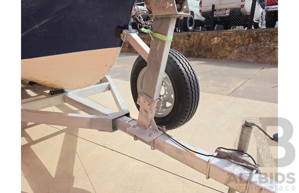 6m Custom Build Centre Console Fibreglass Boat with 60hp Honda Outboard and Trailer