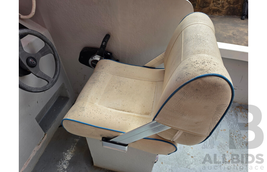 6m Custom Build Centre Console Fibreglass Boat with 60hp Honda Outboard and Trailer