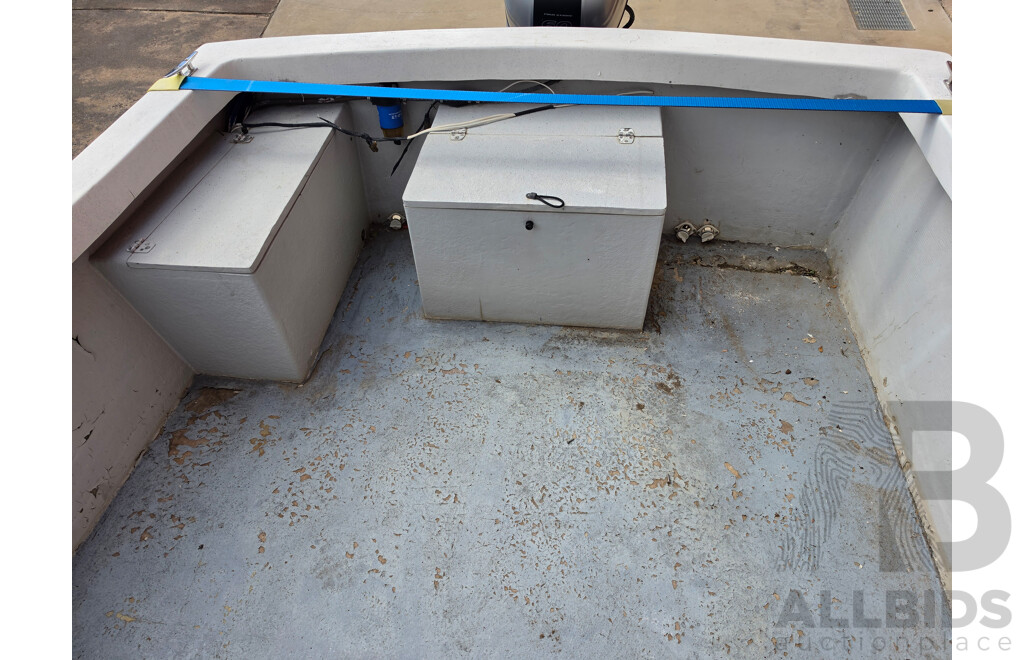 6m Custom Build Centre Console Fibreglass Boat with 60hp Honda Outboard and Trailer