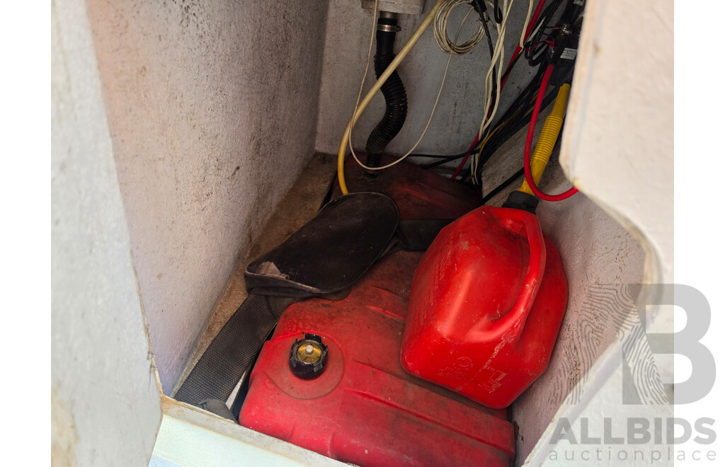 6m Custom Build Centre Console Fibreglass Boat with 60hp Honda Outboard and Trailer