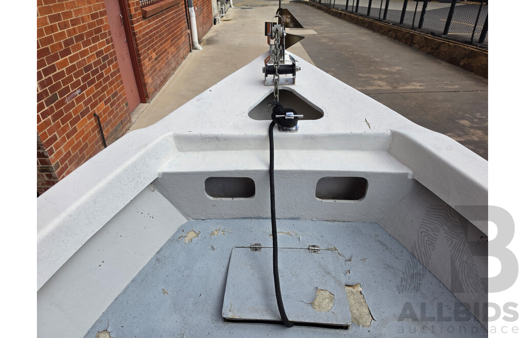 6m Custom Build Centre Console Fibreglass Boat with 60hp Honda Outboard and Trailer