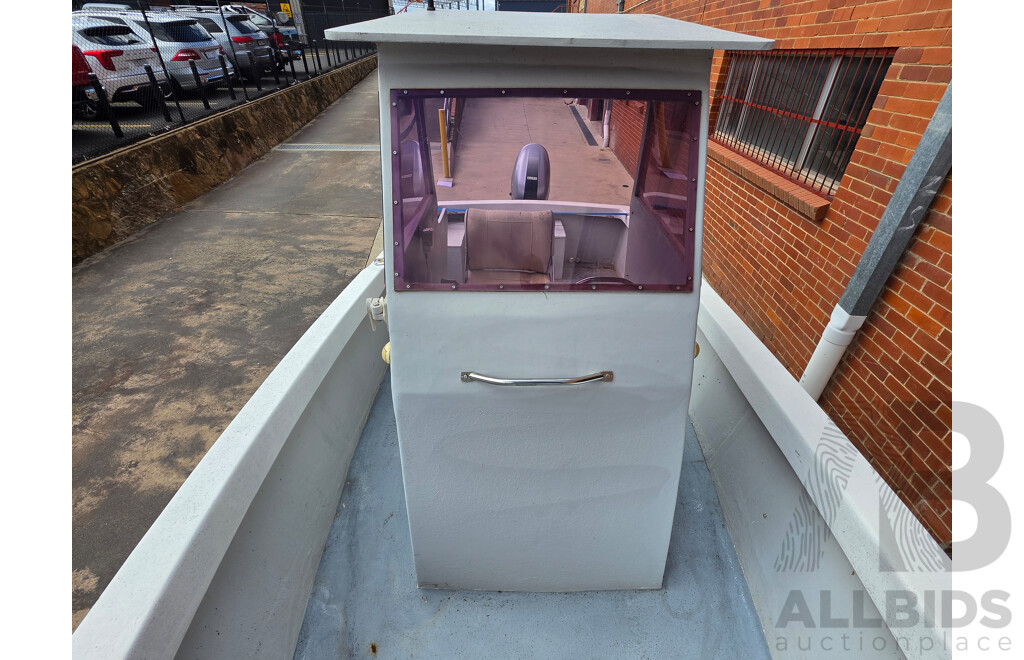 6m Custom Build Centre Console Fibreglass Boat with 60hp Honda Outboard and Trailer