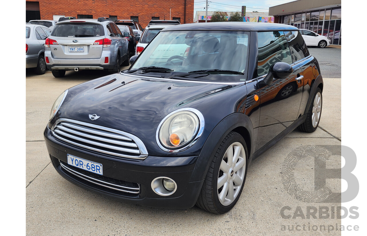 5/2008 Mini Cooper  R56 2d Hatchback Black 1.6L