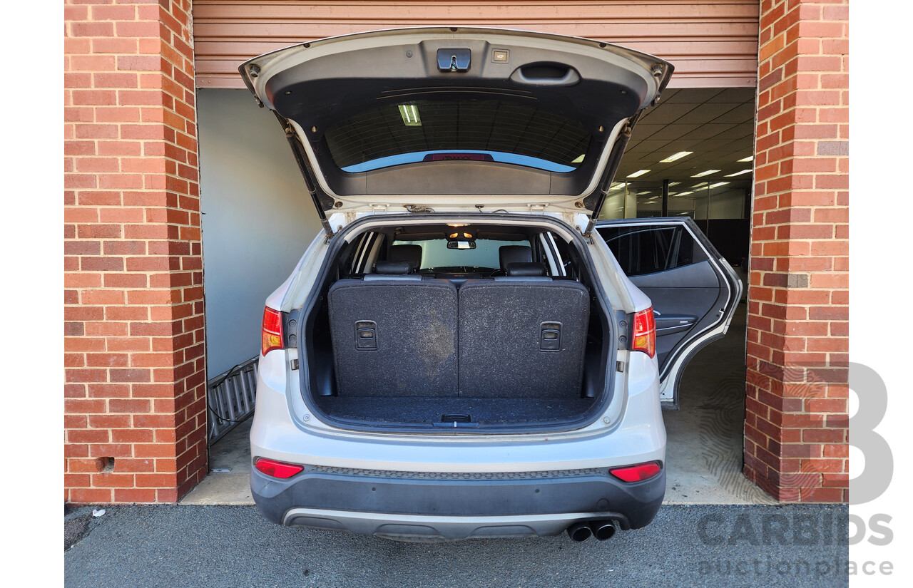 1/2016 Hyundai Santa Fe Elite CRDi (4x4) DM MY15 4d Wagon Silver 2.2L