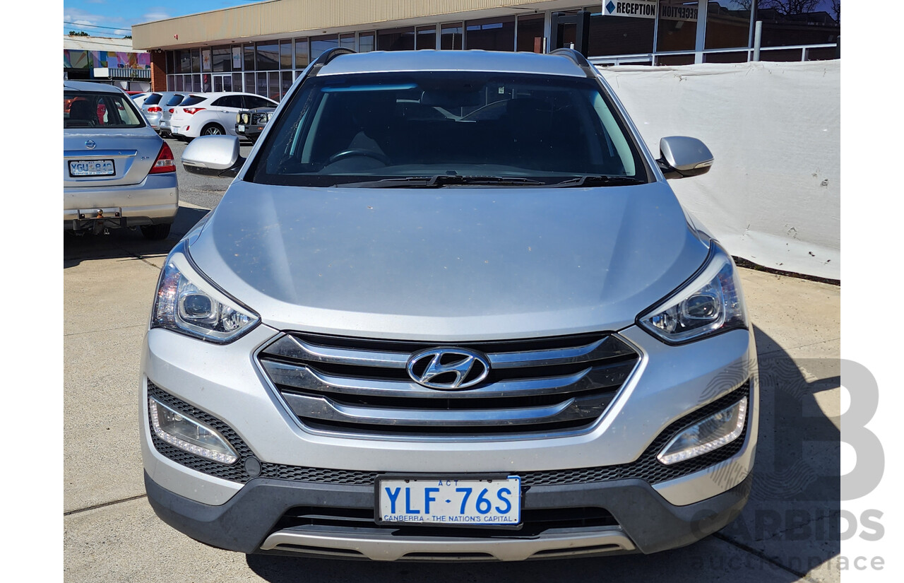 1/2016 Hyundai Santa Fe Elite CRDi (4x4) DM MY15 4d Wagon Silver 2.2L