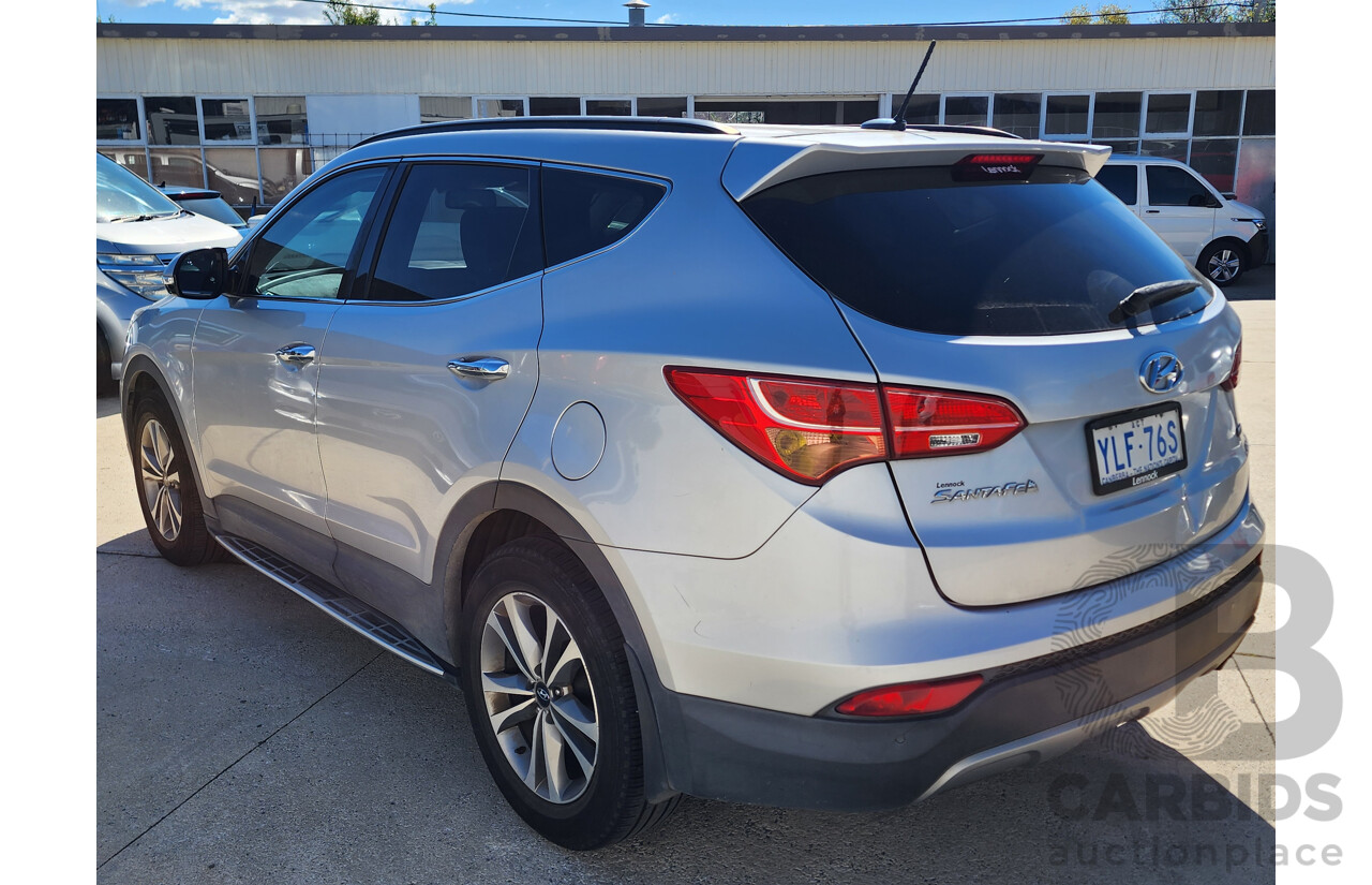 1/2016 Hyundai Santa Fe Elite CRDi (4x4) DM MY15 4d Wagon Silver 2.2L