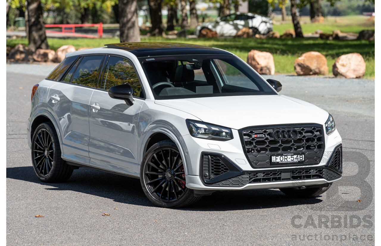 2/2024 Audi SQ2 2.0 TFSI Quattro (AWD) GA MY24 4d Wagon Glacier White Metallic Turbo 2.0L