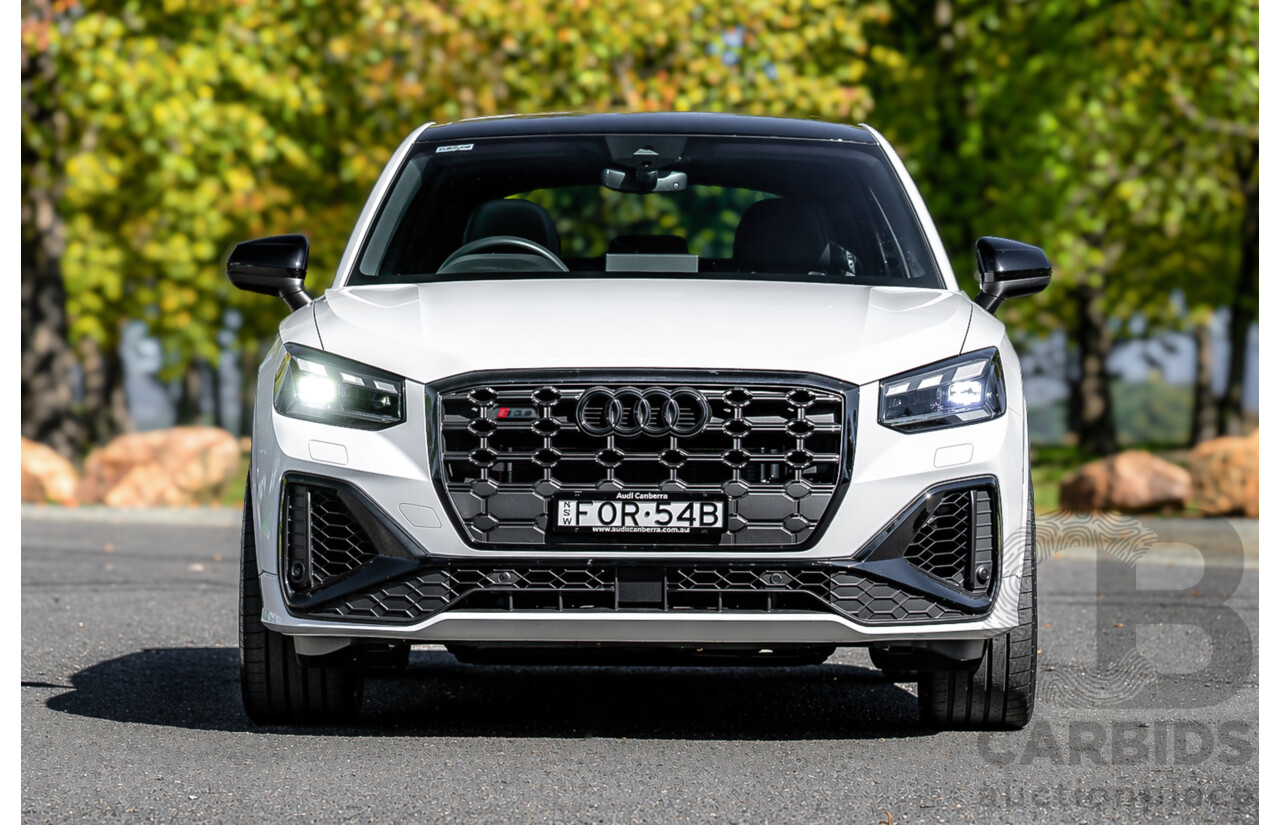 2/2024 Audi SQ2 2.0 TFSI Quattro (AWD) GA MY24 4d Wagon Glacier White Metallic Turbo 2.0L