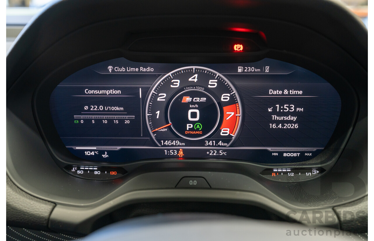 2/2024 Audi SQ2 2.0 TFSI Quattro (AWD) GA MY24 4d Wagon Glacier White Metallic Turbo 2.0L