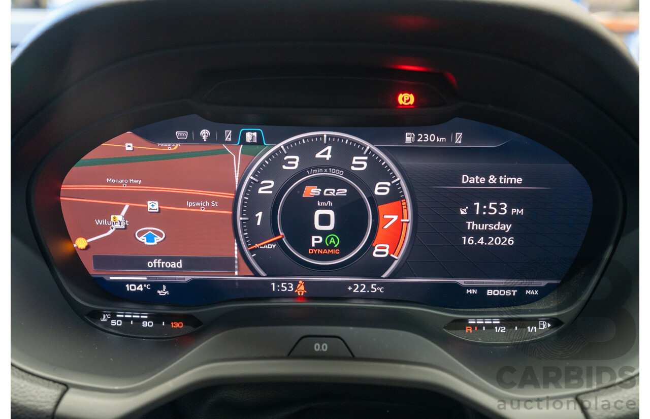 2/2024 Audi SQ2 2.0 TFSI Quattro (AWD) GA MY24 4d Wagon Glacier White Metallic Turbo 2.0L