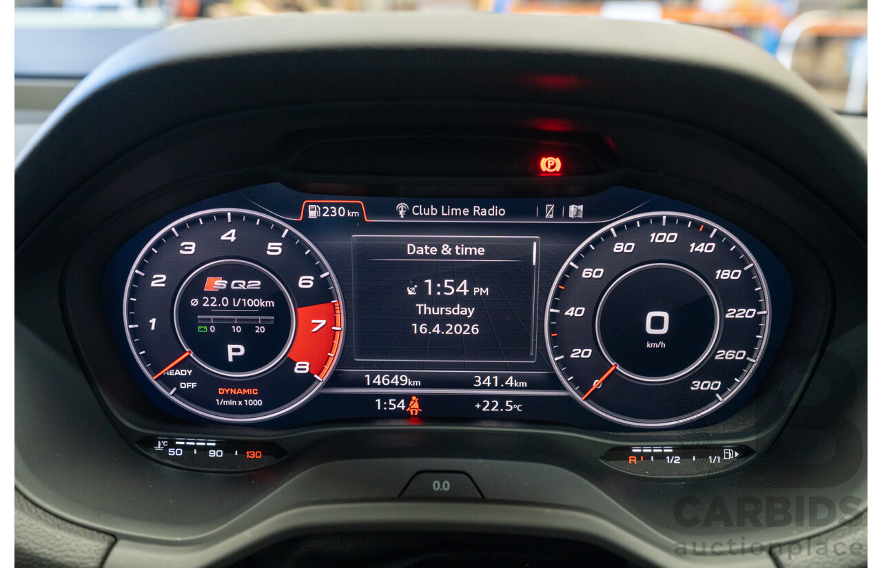 2/2024 Audi SQ2 2.0 TFSI Quattro (AWD) GA MY24 4d Wagon Glacier White Metallic Turbo 2.0L