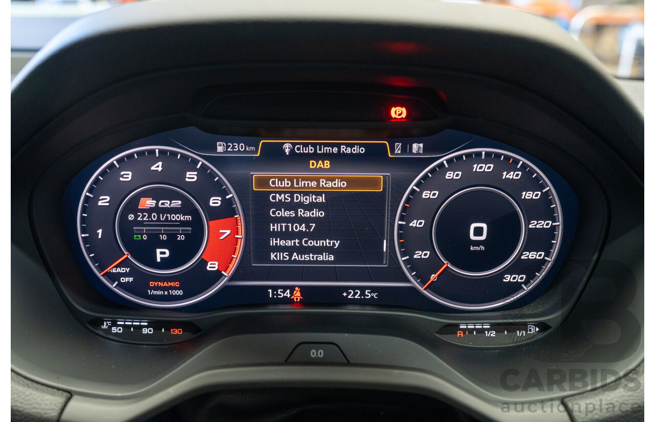 2/2024 Audi SQ2 2.0 TFSI Quattro (AWD) GA MY24 4d Wagon Glacier White Metallic Turbo 2.0L