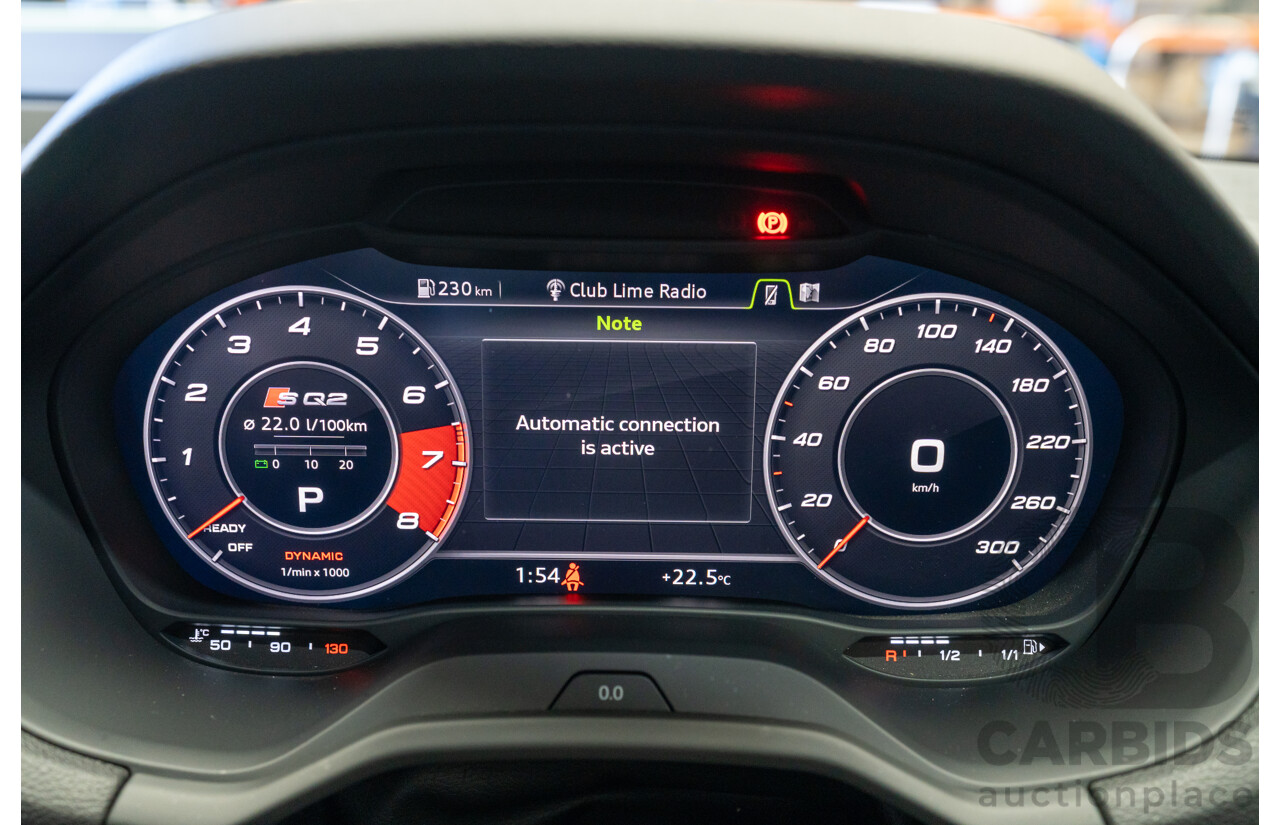 2/2024 Audi SQ2 2.0 TFSI Quattro (AWD) GA MY24 4d Wagon Glacier White Metallic Turbo 2.0L