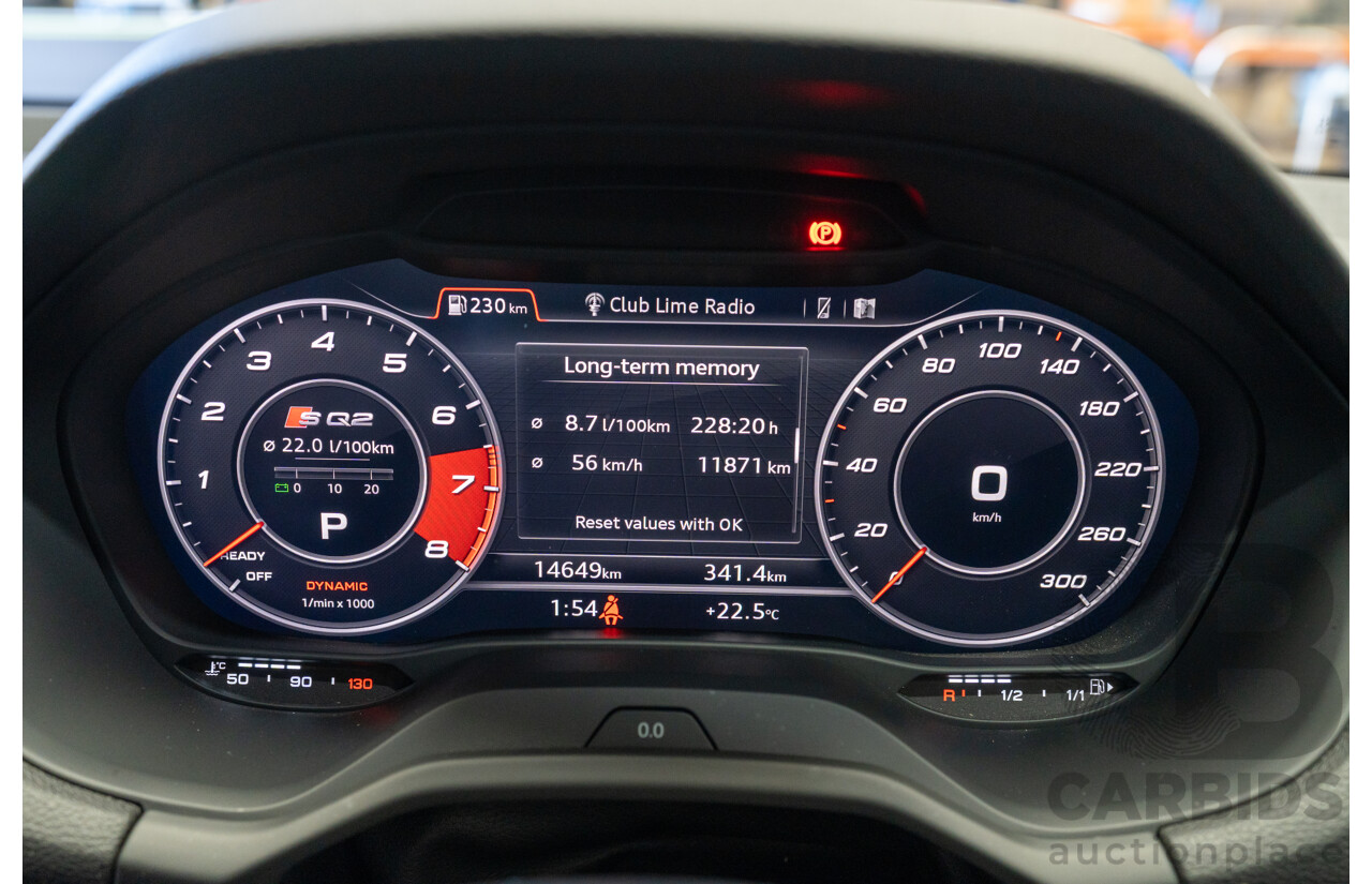 2/2024 Audi SQ2 2.0 TFSI Quattro (AWD) GA MY24 4d Wagon Glacier White Metallic Turbo 2.0L