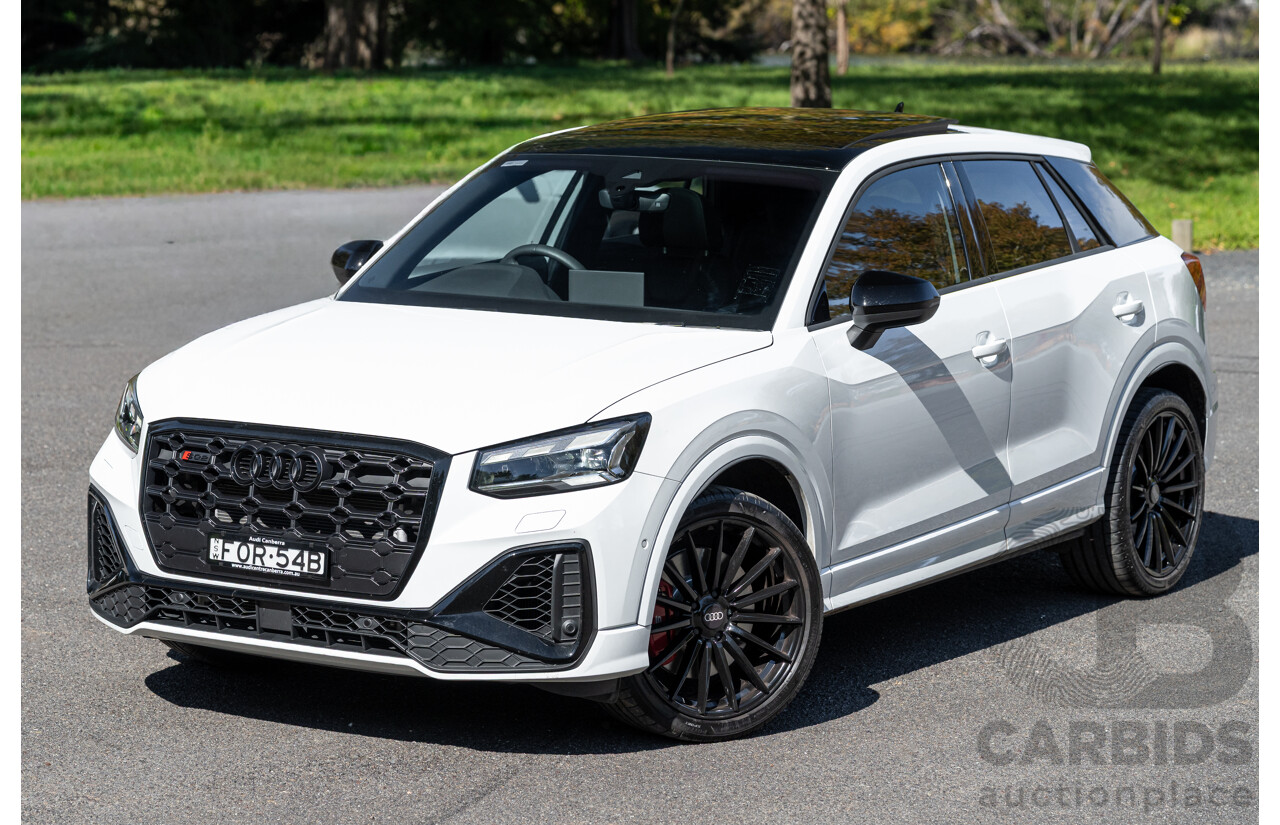 2/2024 Audi SQ2 2.0 TFSI Quattro (AWD) GA MY24 4d Wagon Glacier White Metallic Turbo 2.0L