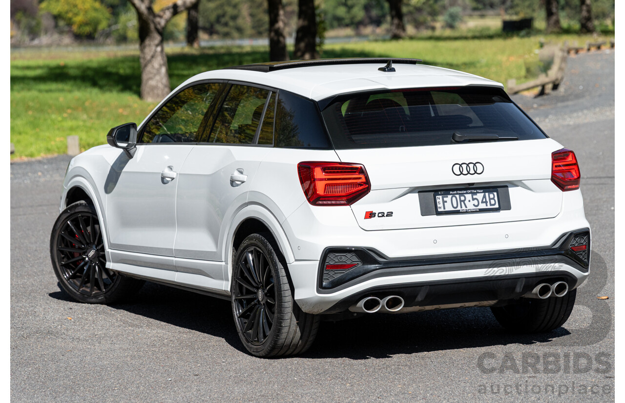 2/2024 Audi SQ2 2.0 TFSI Quattro (AWD) GA MY24 4d Wagon Glacier White Metallic Turbo 2.0L