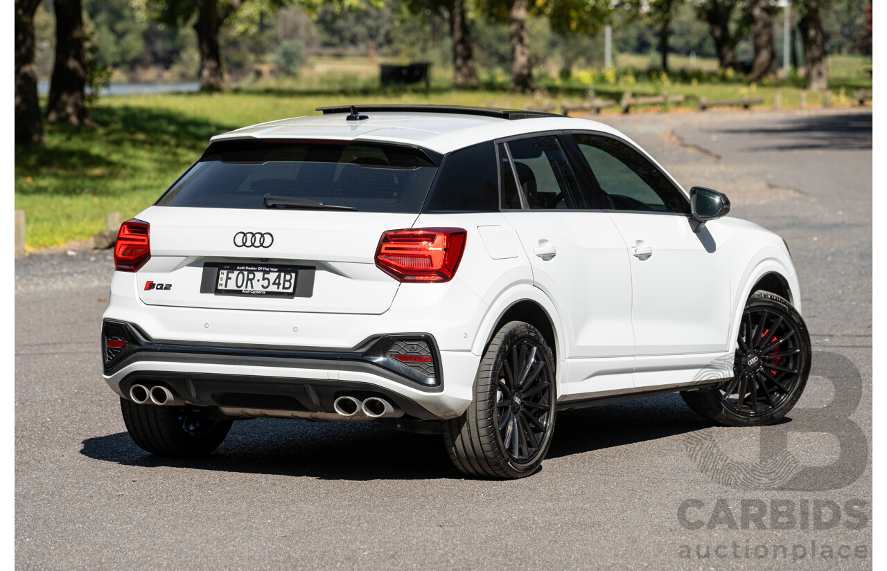 2/2024 Audi SQ2 2.0 TFSI Quattro (AWD) GA MY24 4d Wagon Glacier White Metallic Turbo 2.0L