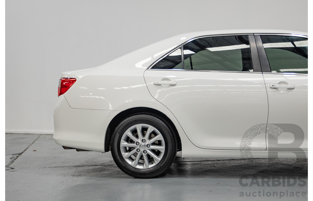 12/2011 Toyota Camry Altise ASV50R 4D Sedan White 2.5L